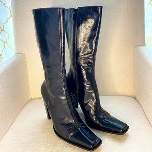 MINT condition Italian leather tall boots SIZE 8.5